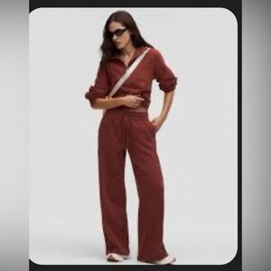 lululemon Scuba Mid-Rise Wide-Leg Regular Rockwood SZ Small Great Condition